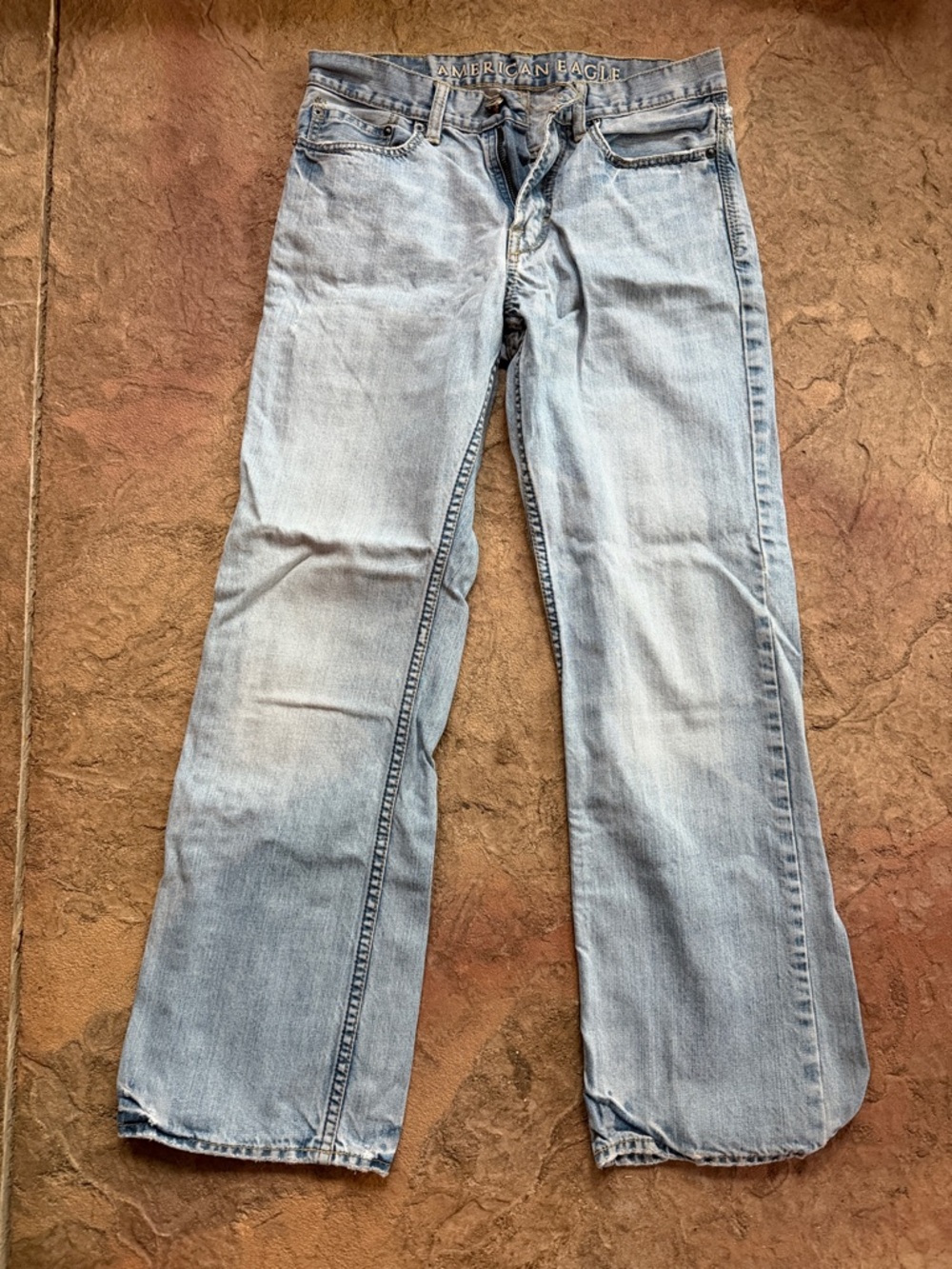 American Eagle Outfitters Light Wash Flare Jeans